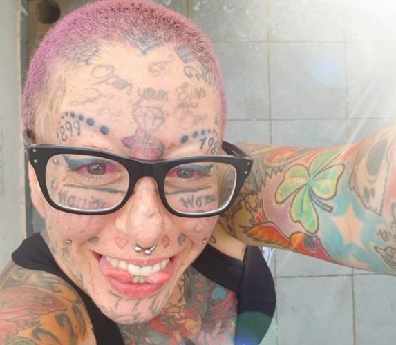 The Woman With Spain's Most Tattoos Reveals Her Shocking Decision to Erase Her Face The Woman With Spain's Most Tattoos Reveals Her Shocking Decision to Erase Her Face